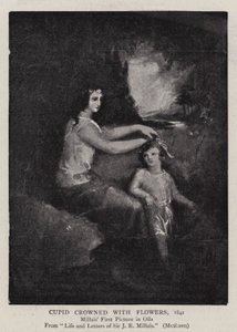 Cupidon couronné de fleurs, 1841